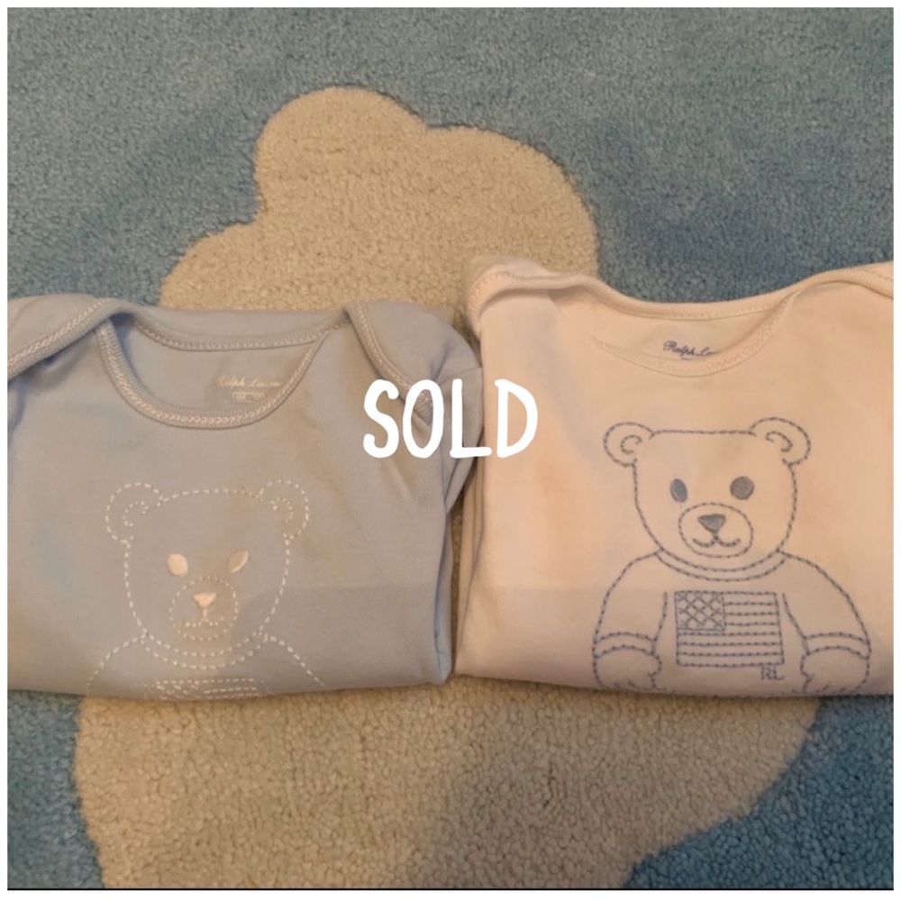 Ralph Lauren Bear Onesie